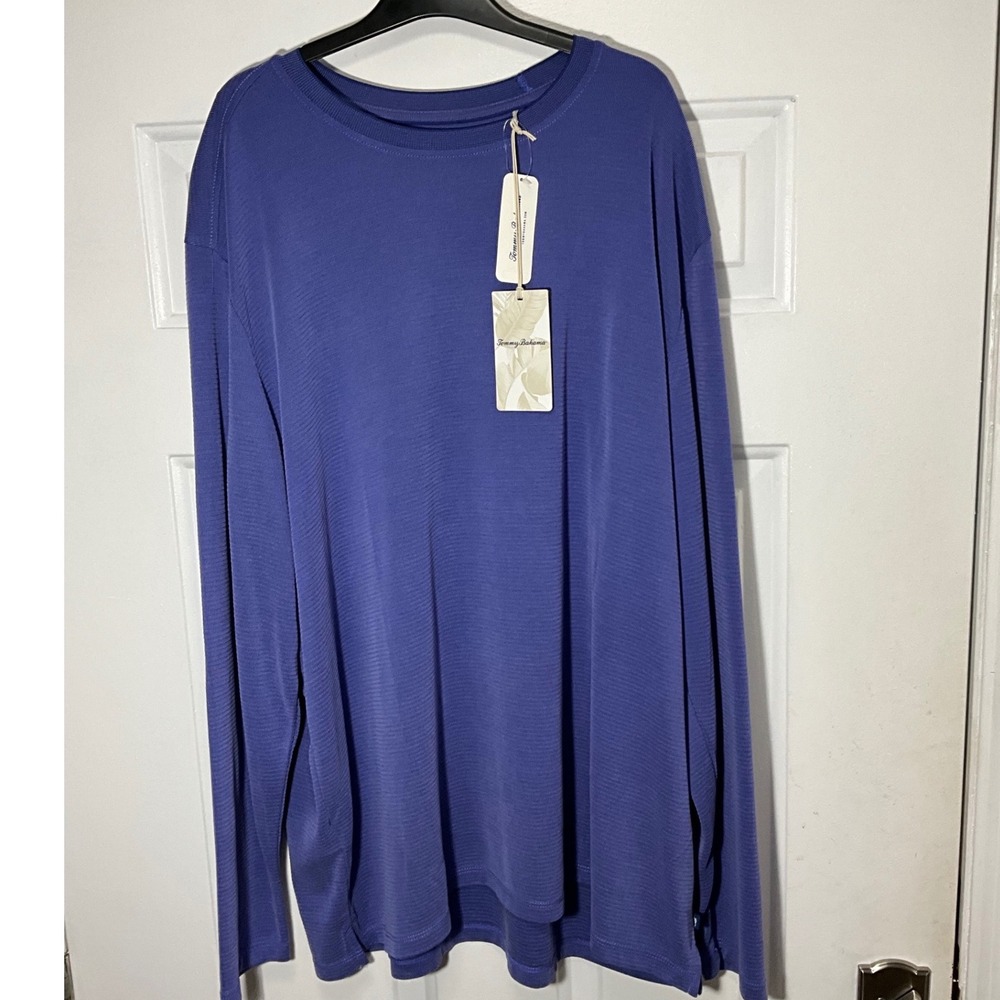 Tommy Bahama IslandZone Coastal Crest LS Tee Deep Ultramarine XXXL ST226928